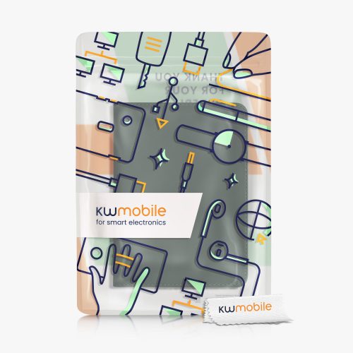 Okładka na dokumenty samochodu Kwmobile, Zielona, Skóra ekologiczna, 55450.78