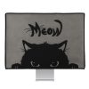 Pokrowiec na monitor Kwmobile 27-28", szary/czarny, tworzywo sztuczne, 45116.21