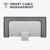 Pokrowiec na monitor Kwmobile 34-35", szary/czarny, tworzywo sztuczne, 49780.03