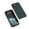 Etui kwmobile do Apple iPhone 12 Mini, silikonowe, zielone, 52640.171