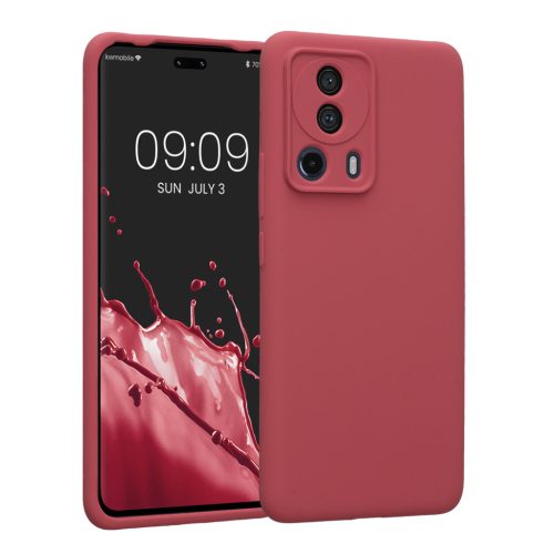 Etui Kwmobile do Xiaomi 13 Lite 5G, Ciemny róż, Silikon, 61166.167