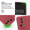 Etui Kwmobile do Xiaomi 13 Lite 5G, Ciemny róż, Silikon, 61166.167