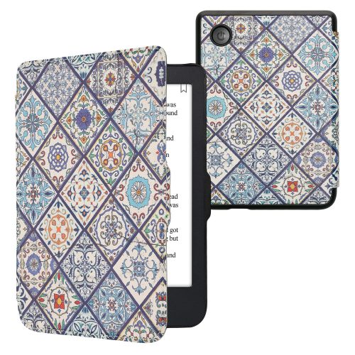 Etui kwmobile do Kobo Clara 2E, Skóra ekologiczna, Multikolor, 60056.25