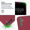 Etui Kwmobile do Samsung Galaxy A34 5G, czerwone, silikonowe, 60807.209
