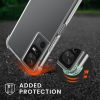 Etui Kwmobile ze smyczą do TCL 40 SE, przezroczyste/czarne, silikonowe, 61198.01