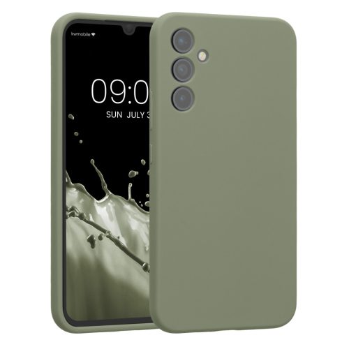 Etui Kwmobile do Samsung Galaxy A34 5G, jasnozielone, silikonowe, 60807.172