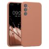 Etui Kwmobile do Samsung Galaxy A34 5G, ciemny krem, silikon, 60807.237