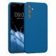 Etui Kwmobile do Samsung Galaxy A34 5G, niebieskie, silikonowe, 60807.228