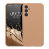 Etui Kwmobile do Samsung Galaxy A34 5G, kremowe, silikonowe, 60807.245