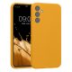 Etui Kwmobile do Samsung Galaxy A34 5G, pomarańczowe, silikonowe, 60807.191