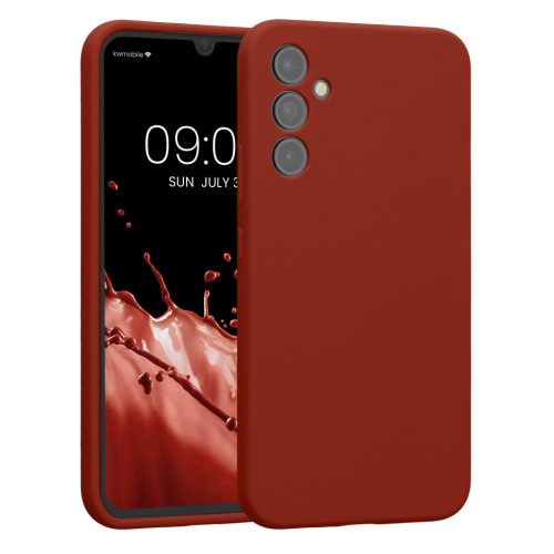 Etui Kwmobile do Samsung Galaxy A34 5G, czerwone, silikonowe, 60807.248