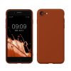 Etui Kwmobile do Apple iPhone SE (2022)/iPhone SE (2020)/iPhone 8, Brązowe, Silikonowe, 49979.249