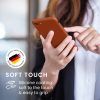 Etui Kwmobile do Apple iPhone SE (2022)/iPhone SE (2020)/iPhone 8, Brązowe, Silikonowe, 49979.249