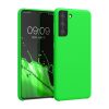 Etui Kwmobile do Samsung Galaxy S21, zielone, silikonowe, 54056.44