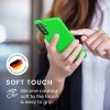 Etui Kwmobile do Samsung Galaxy S21, zielone, silikonowe, 54056.44