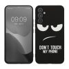 Etui Kwmobile do Samsung Galaxy A34 5G, czarno-białe, silikonowe, 61245.01