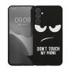 Etui Kwmobile do Samsung Galaxy A34 5G, czarno-białe, silikonowe, 61245.01
