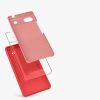 Etui kwmobile do Google Pixel 6a, Silikon, Różowy, 57815.219