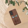 Etui Kwmobile do Xiaomi Redmi Note 11 Pro 5G/Redmi Note 12 Pro, brązowy/czarny, drewno/silikon, 57381.15