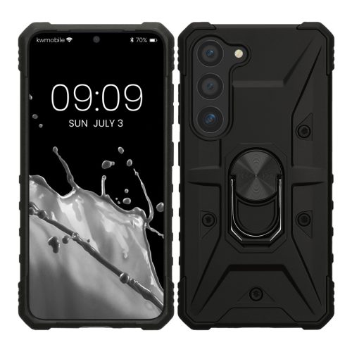 Etui Kwmobile do Samsung Galaxy S23, czarne, poliwęglan, 61249.01