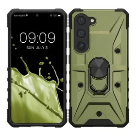   Etui Kwmobile do Samsung Galaxy S23, zielone, poliwęglan, 61249.17