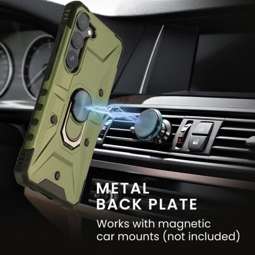 Etui Kwmobile do Samsung Galaxy S23, zielone, poliwęglan, 61249.17