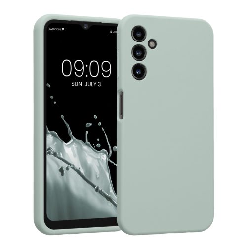 Etui Kwmobile do Samsung Galaxy A14 5G, jasnozielone, silikonowe, 60808.2