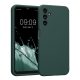 Etui Kwmobile do Samsung Galaxy A14 5G, zielone, silikonowe, 60808.171