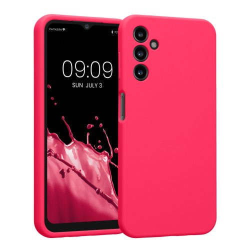 Etui Kwmobile do Samsung Galaxy A14 5G, różowe, silikonowe, 60808.77