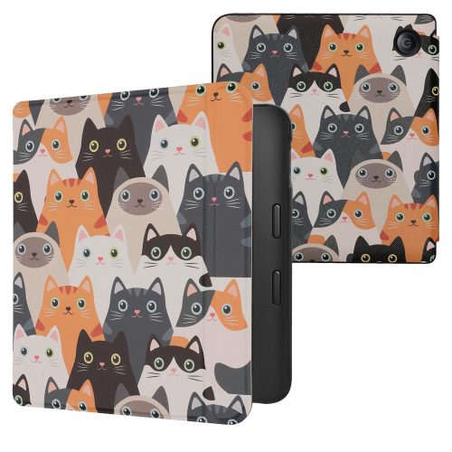 Etui kwmobile do Kobo Libra 2, Skóra ekologiczna, Wielokolorowy, 56575.67