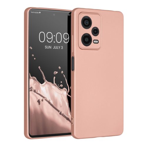 Etui Kwmobile do Xiaomi Redmi Note 12 Pro 5G, różowe, silikonowe, 60711.31