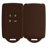 Etui na kluczyk samochodowy Kwmobile do Renault/Dacia 4 przyciski, Keyless Go, czarny, silikon, 48035.247