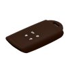Etui na kluczyk samochodowy Kwmobile do Renault/Dacia 4 przyciski, Keyless Go, czarny, silikon, 48035.247
