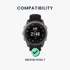 Ramka tarczy kwmobile do Garmin Fenix 7, aluminium, niebieski/szary, 58350.03