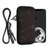 Kwmobile Uniwersalne etui na telefon XXL, 7 cali, czarno-białe, neopren, 58701.5.06