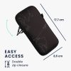 Kwmobile Uniwersalne etui na telefon XXL, 7 cali, czarno-białe, neopren, 58701.5.06