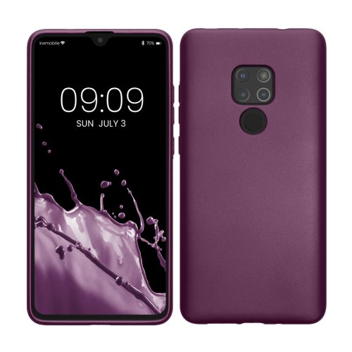 Etui Kwmobile do Huawei Mate 20, niebieskie, silikonowe, 61412.23