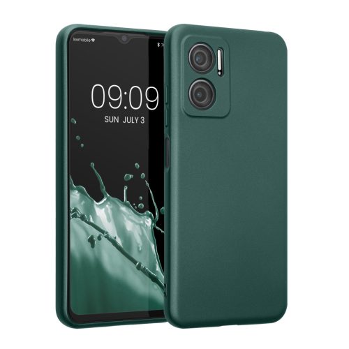 Etui Kwmobile do Xiaomi Redmi 10 5G, zielone, silikonowe, 61414.14