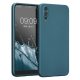 Etui Kwmobile do Huawei P20, niebieskie, silikonowe, 61410.251