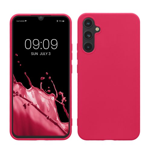 Etui Kwmobile do Samsung Galaxy A34 5G, różowe, silikonowe, 60809.77