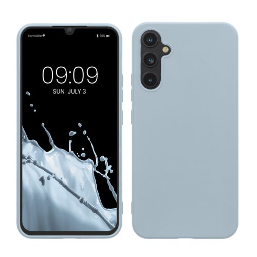 Etui Kwmobile do Samsung Galaxy A34 5G, jasnoniebieskie, silikonowe, 60809.58