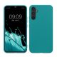 Etui Kwmobile do Samsung Galaxy A34 5G, niebieskie, silikonowe, 60809.57
