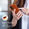 Etui Kwmobile do Samsung Galaxy A23/Galaxy A23 5G, Brązowe, Silikonowe, 57804.249