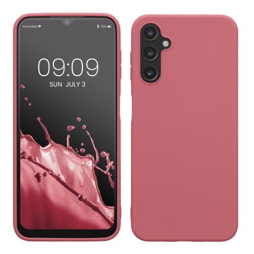 Etui Kwmobile do Samsung Galaxy A14 5G, Ciemny róż, Silikon, 61462.167