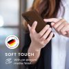 Etui kwmobile do Samsung Galaxy A13 4G, Silikon, Brązowy, 57805.247