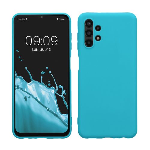 Etui kwmobile do Samsunga Galaxy A13 4G, Silikon, Niebieski, 57805.205