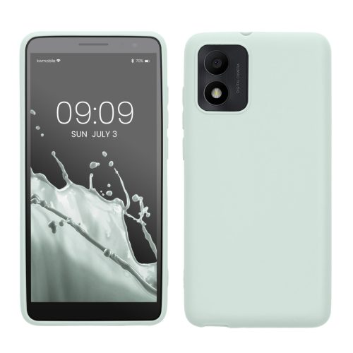 Etui Kwmobile do Alcatel 1B (2022), jasnozielone, silikonowe, 61461.2