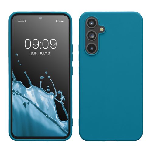Etui Kwmobile do Samsung Galaxy A54 5G, niebieskie, silikonowe, 60796.224
