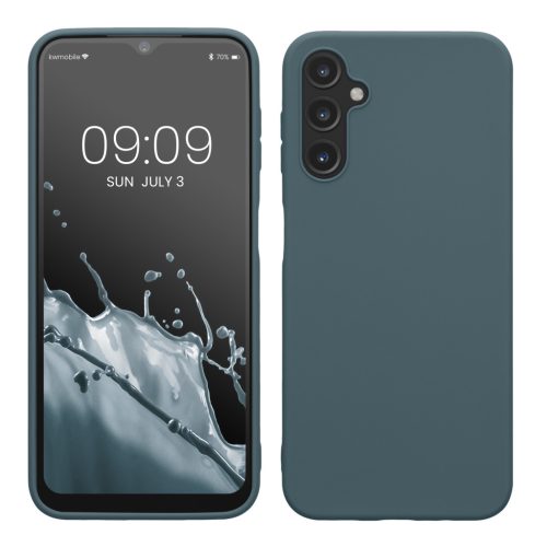 Etui Kwmobile do Samsung Galaxy A14 5G, Ciemnozielone, Silikonowe, 61462.202