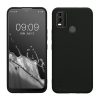 Etui Kwmobile do telefonu Nokia C21 Plus, czarne, silikonowe, 61460.01